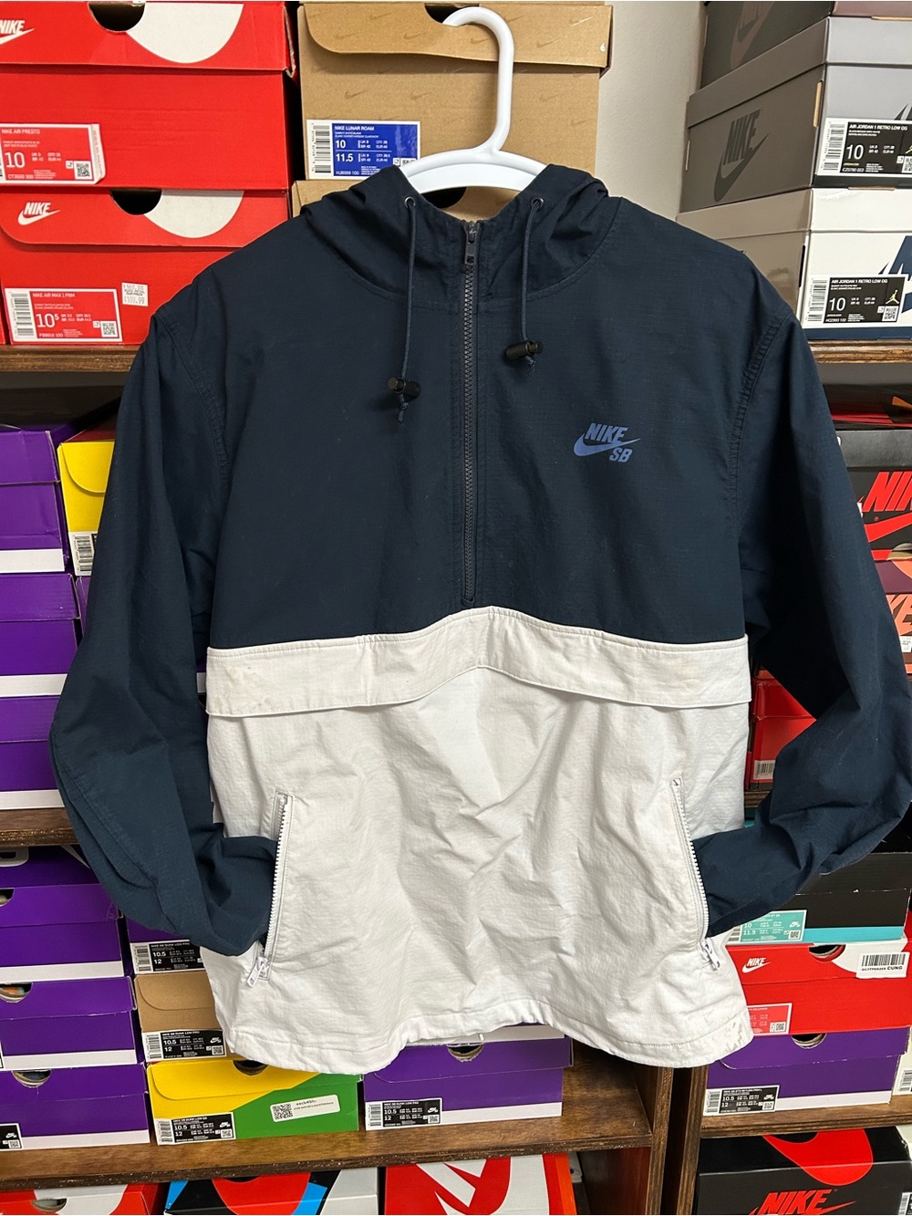 Nike sb canvas anorak rain jacket